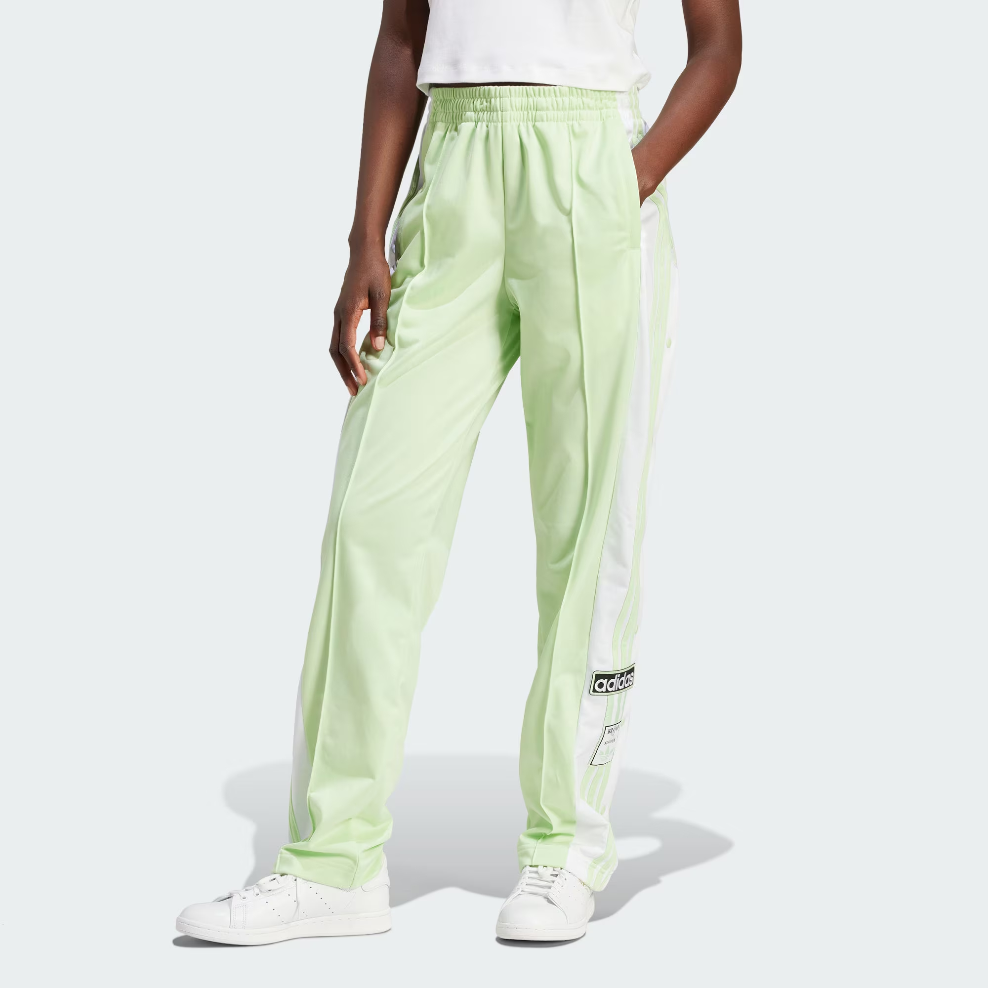 Брюки Adidas Adibreak Track Adidas Originals, lime зеленый — фото 4