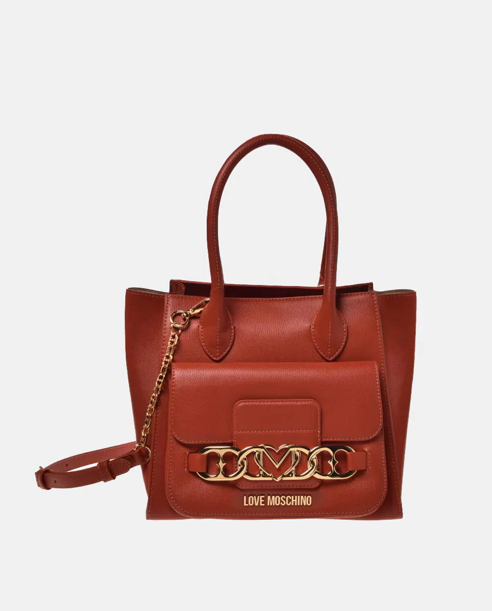 

Средняя черная сумка через плечо со съемной ручкой Love Moschino, коричневый, Черный, Средняя черная сумка через плечо со съемной ручкой Love Moschino, коричневый