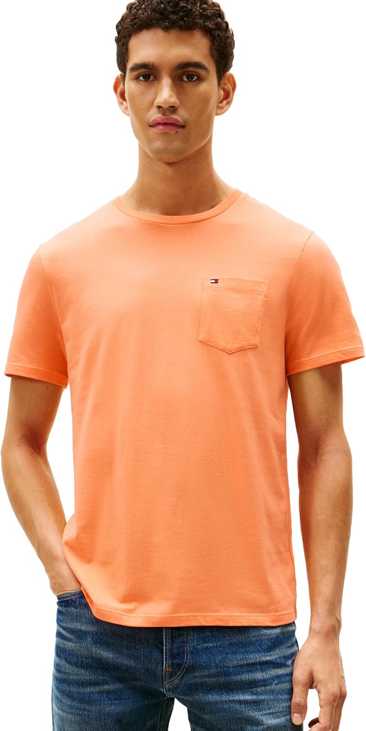 

Мужская футболка с коротким рукавом Tommy Hilfiger Big and Tall, Canteloupe