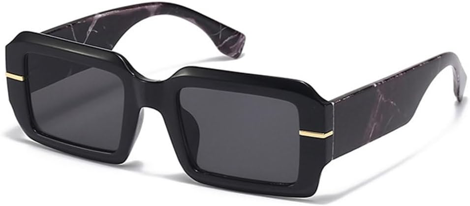 

Модные женские солнцезащитные очки класса люкс в стиле ретро, ​​мужские яркие, трендовые, двухцветные, солнцезащитные очки с защитой от УФ-излучения UV400 SLCHJXS, Black Grey