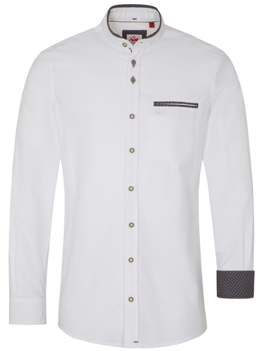 

Рубашка на пуговицах классического кроя SPIETH & WENSKY Engadin, белый