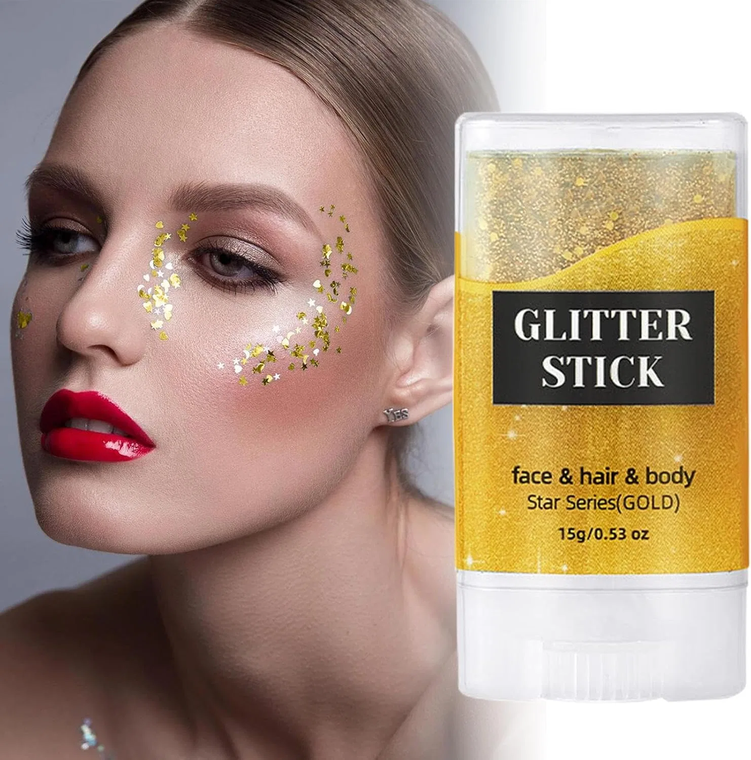 Блеск для тела Golden Glitter Stick — фото 3