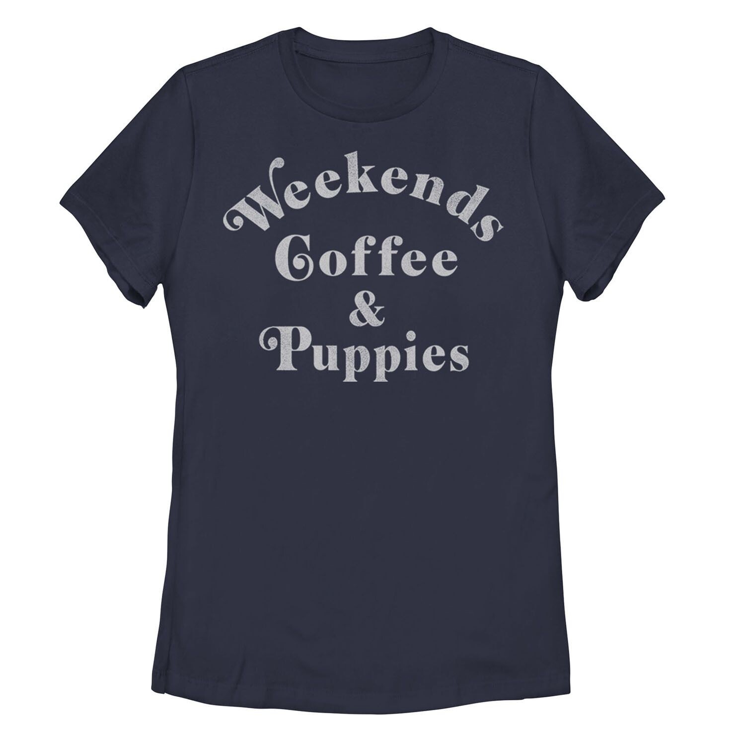 

Футболка с рисунком «Weekends Coffee & Puppies» для юниоров