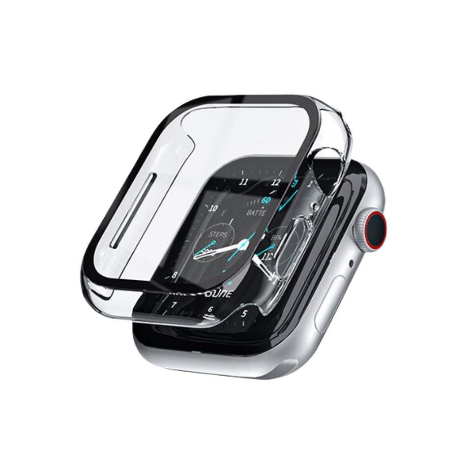 

Zhongwo Часы Strap Apple Compatibility Silicone Material, Watch protective case - integrated transparent color shell film
