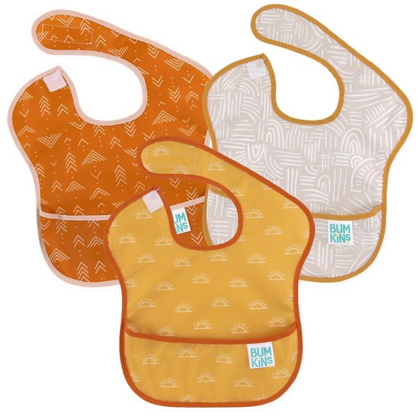 

Набор Superbib 3 pack palms and check Bumkins, Desert Boho