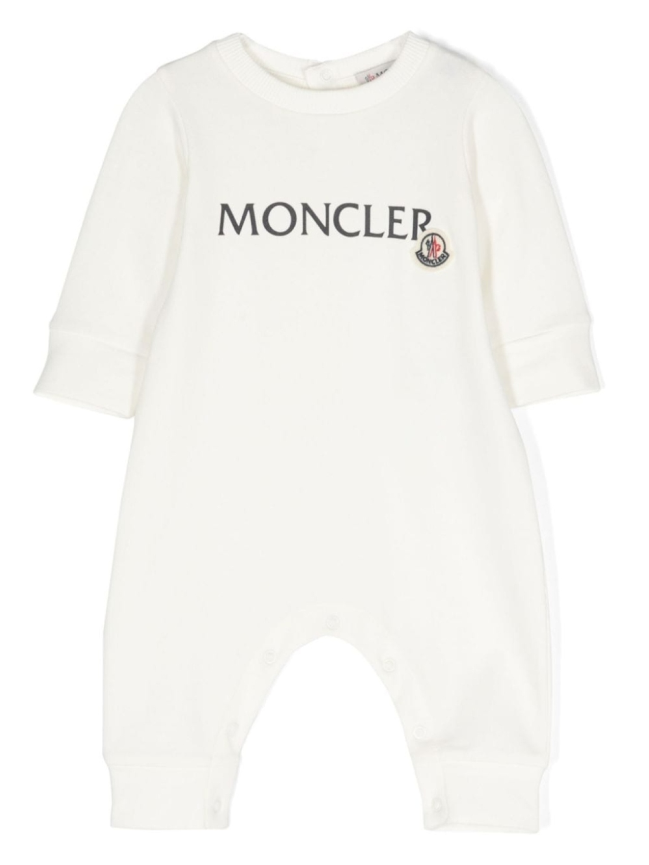 

Moncler Enfant ромпер с логотипом, белый