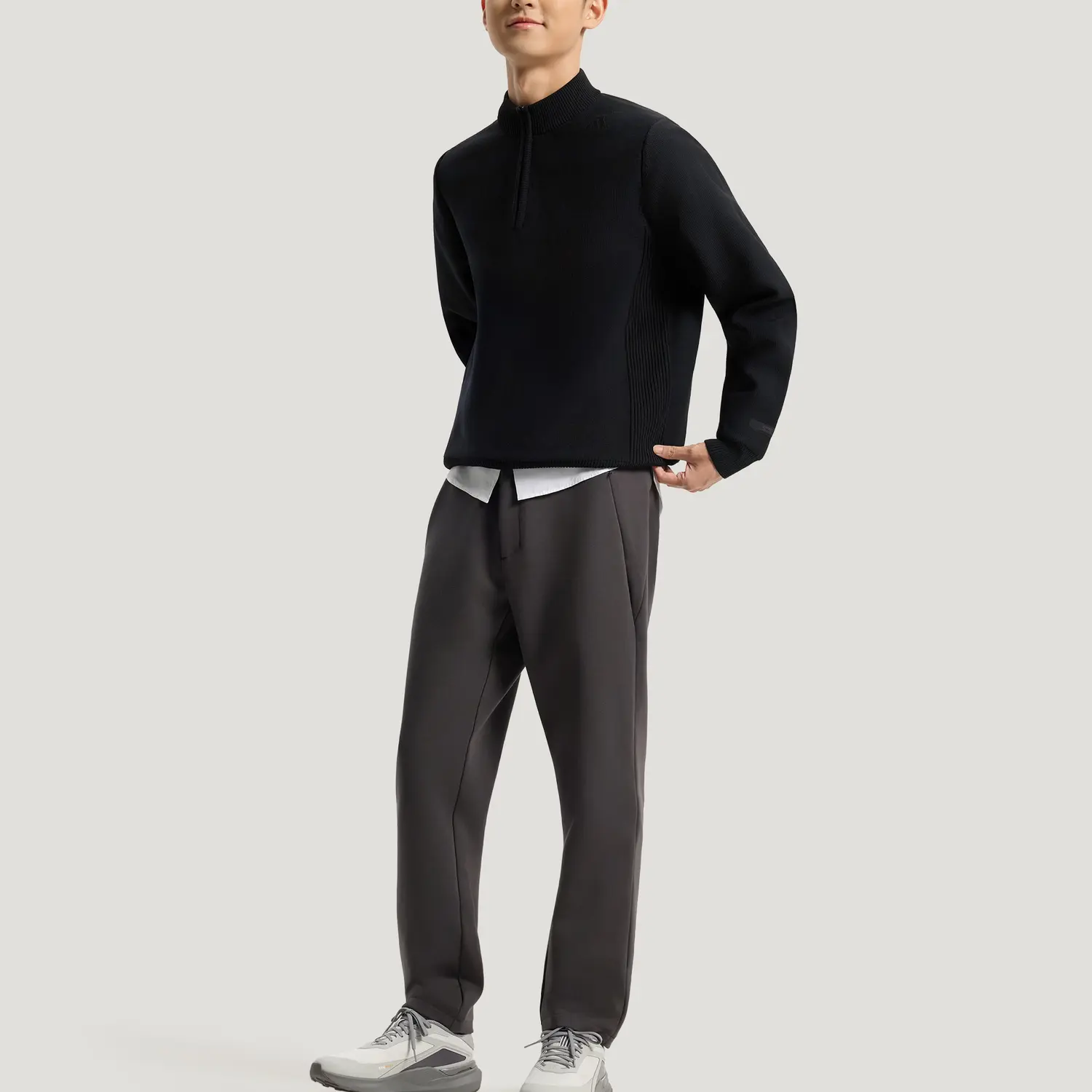 Толстовка ClimaWarm Fully Fashion мужская Adidas, черный — фото 3