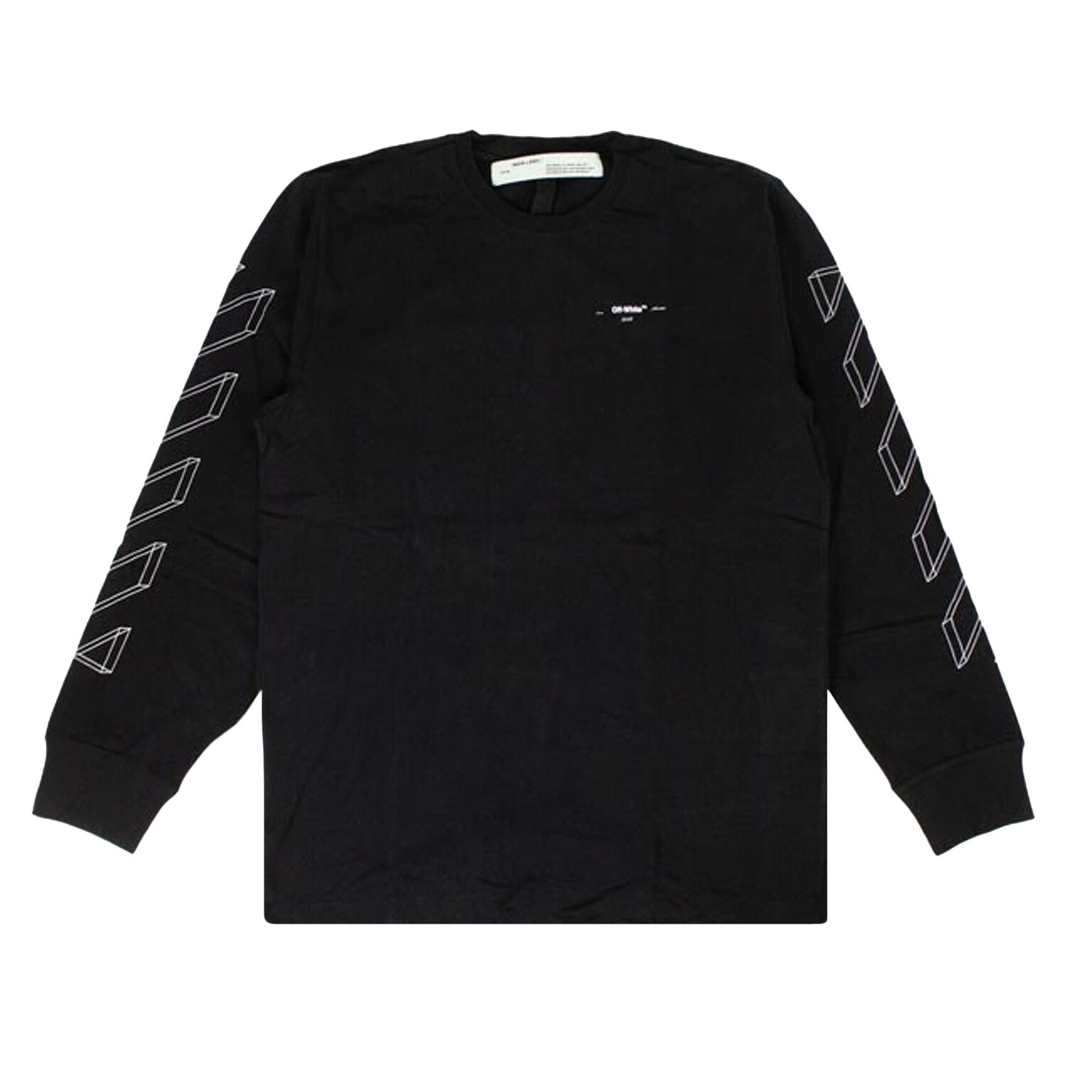 

Off-White Футболка с длинными рукавами 3D Line, Черная