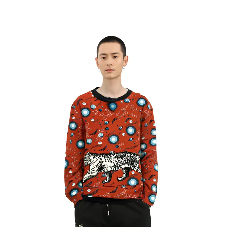 Толстовка мужская Gucci с принтом, Print — фото 3
