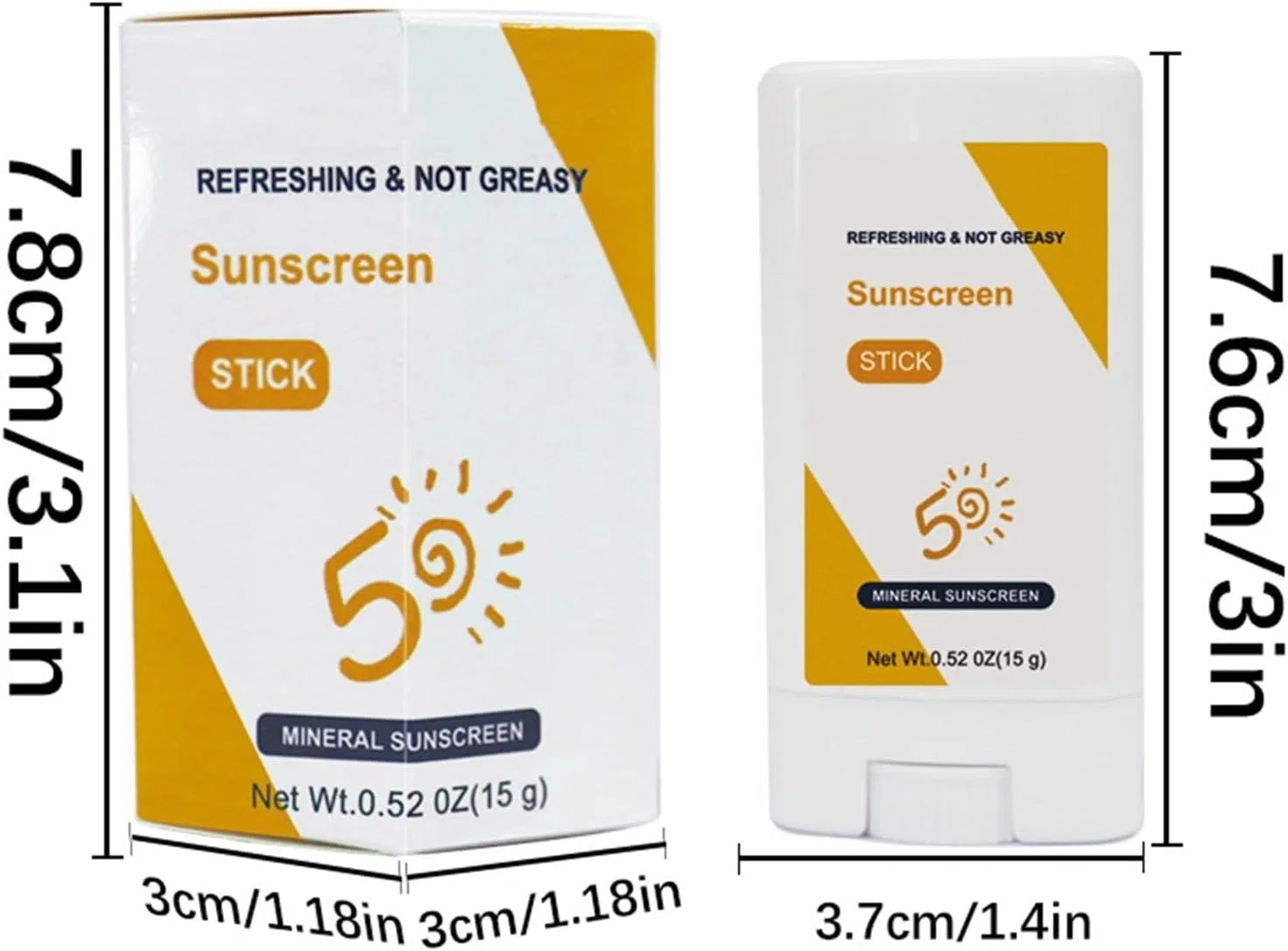 Солнцезащитный крем для лица SPF 50+ Generic белый 35 г — фото 4