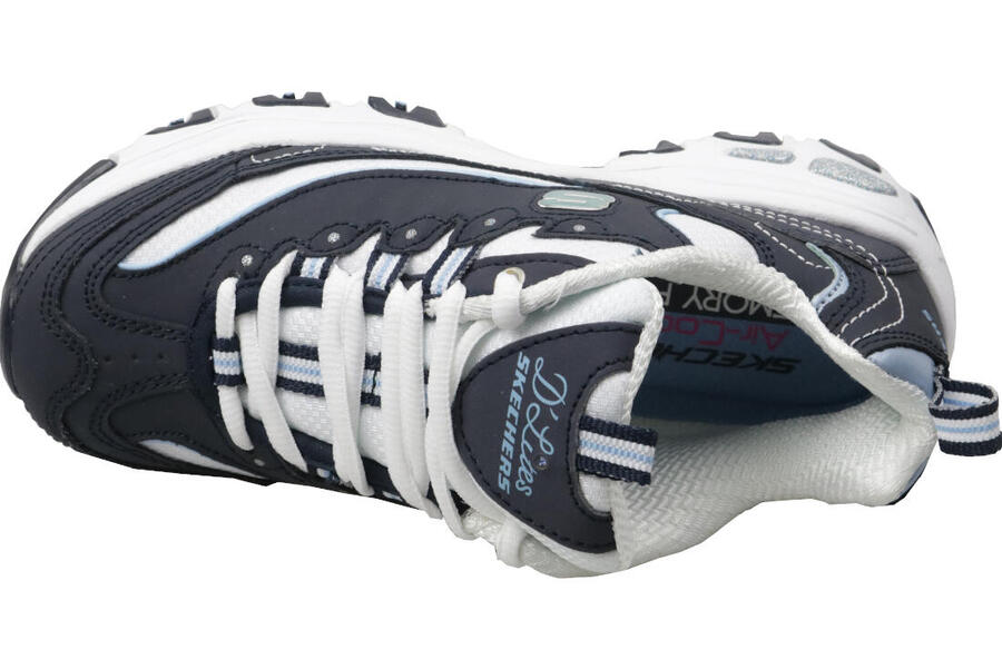 Кроссовки женские Skechers D Lites Biggest Fan темно-синие — фото 3