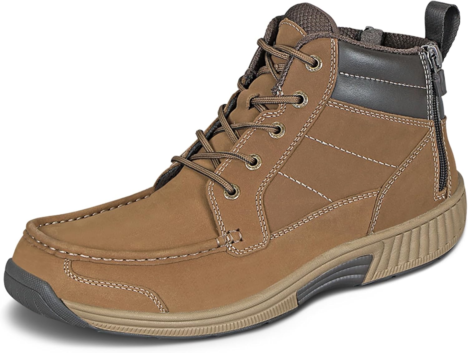 

Мужские ортопедические кожаные ботинки Orthofeet Ryder, коричневый