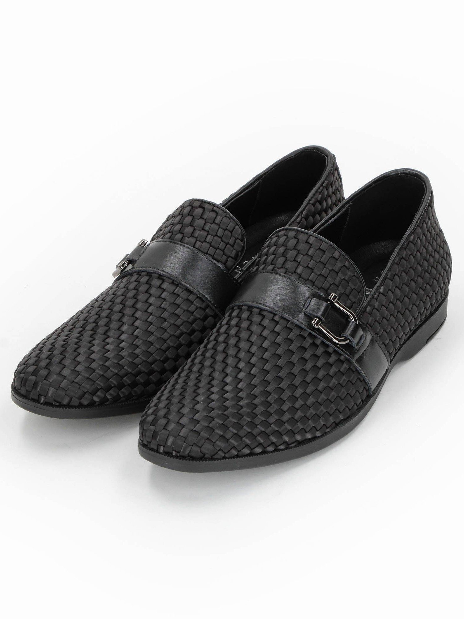 Лоферы Cord Intrecciato Bit NICOLE CLUB FOR MEN, 49 Black