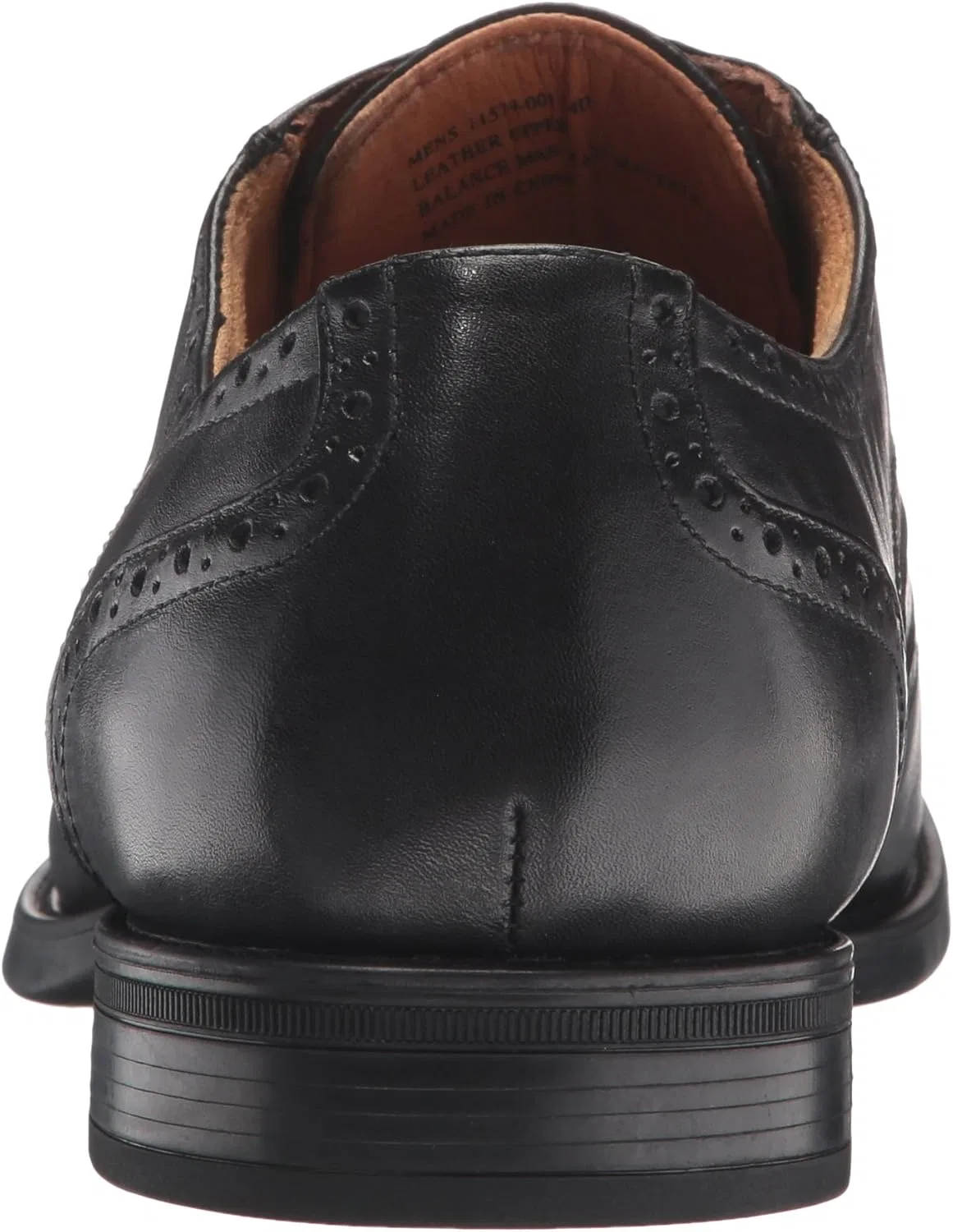 Мужские туфли Florsheim Medfield Wing Tip Oxford, черный — фото 3