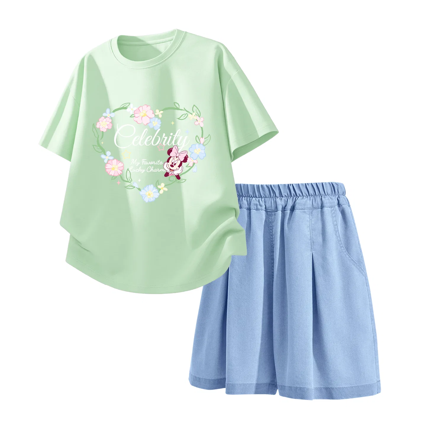 Спортивный костюм Casual Sportswear Disney белый и джинсовый голубой — фото 3