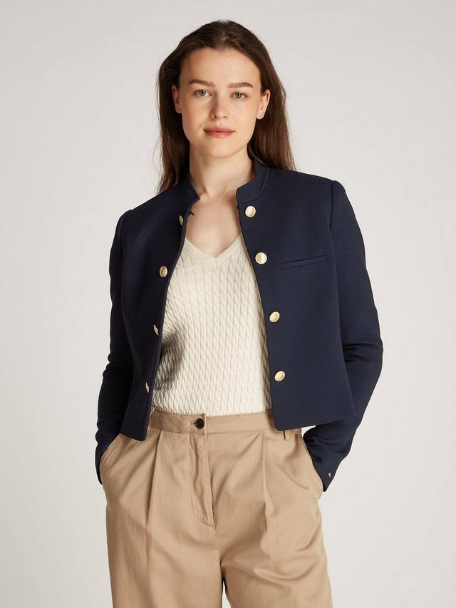 

Приталенный пиджак- блейзер Tommy Hilfiger, цвет Dark Night Navy