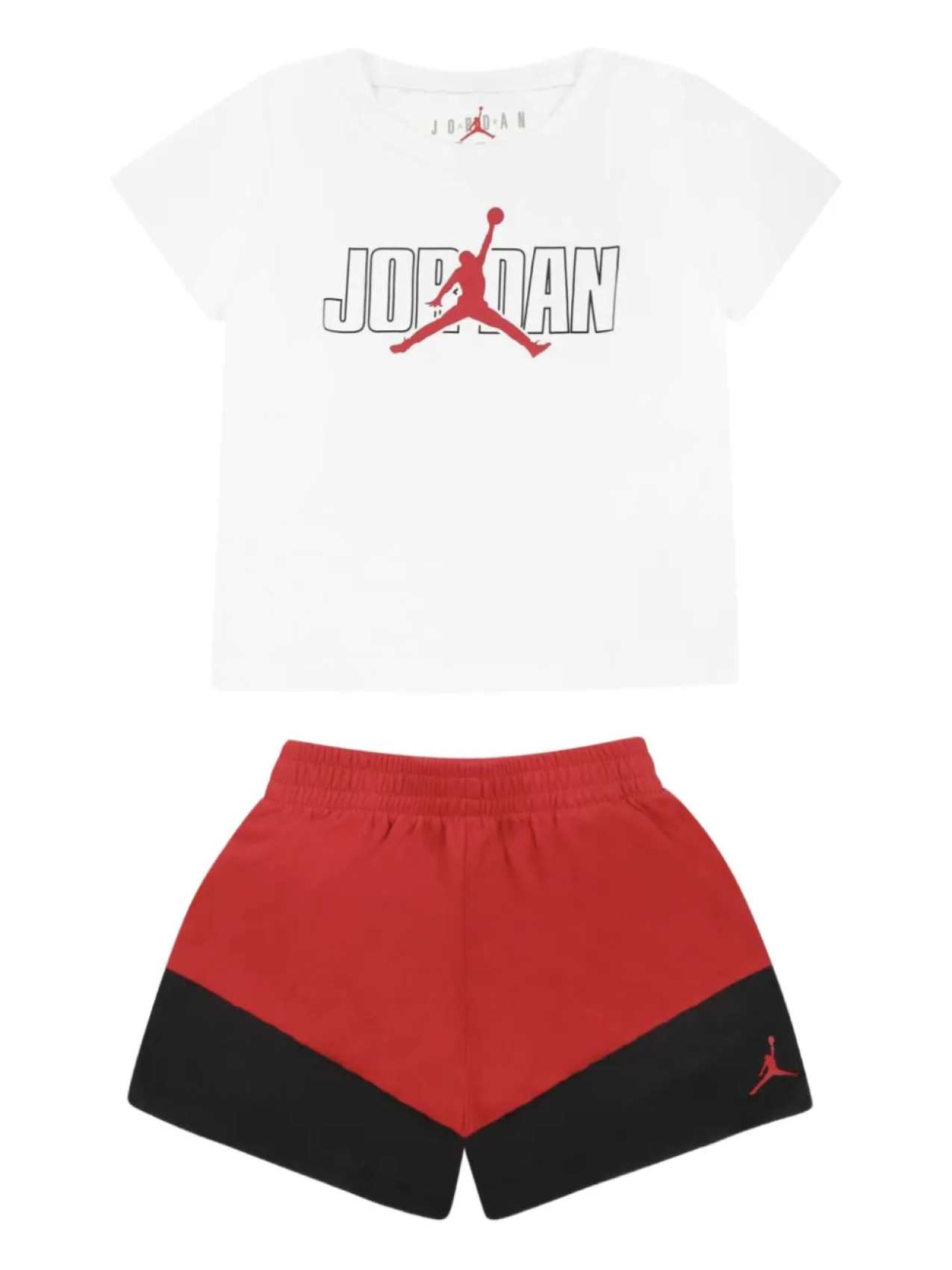

Комплект из шорт с логотипом (двойка) Jordan Kids, белый