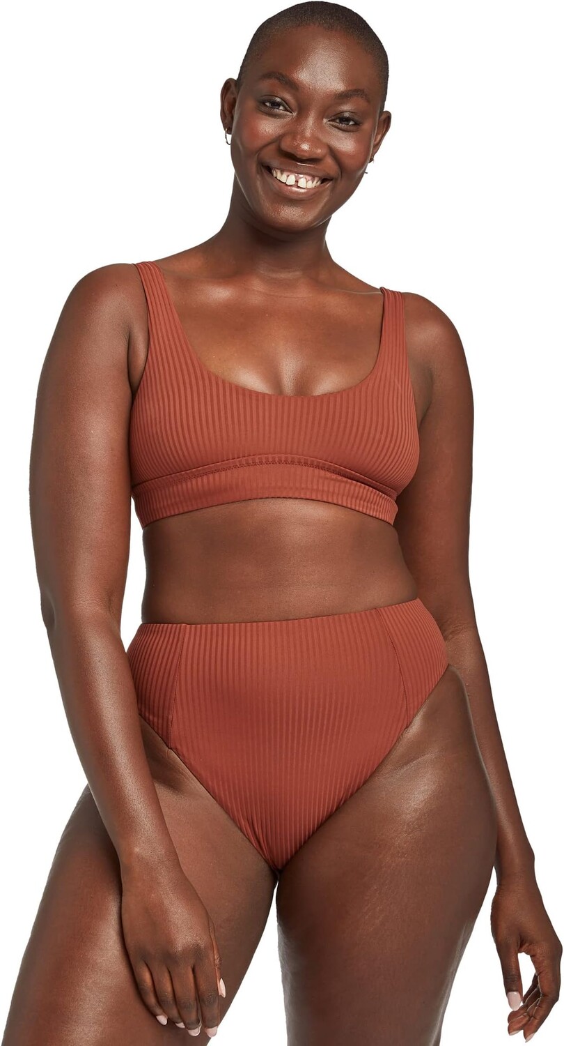 

Низ бикини Vitamin A Sienna Tank, цвет Copper Eco Rib