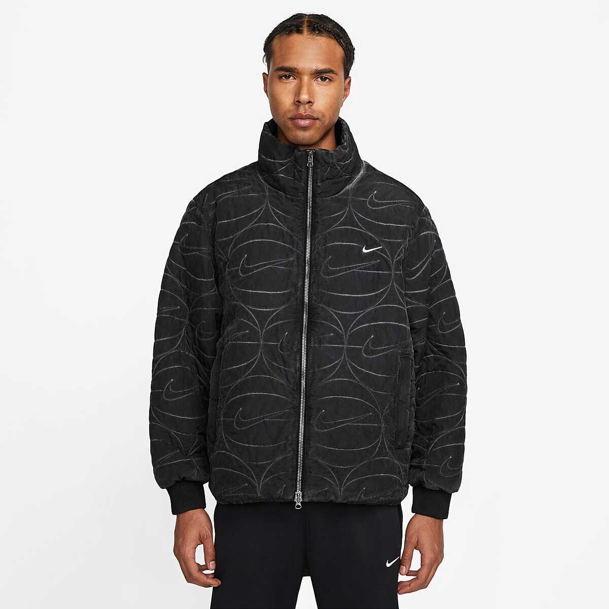 

Куртка Full-Zip Basketball Woven Jacket Nike, цвет Schwarz/Weiß