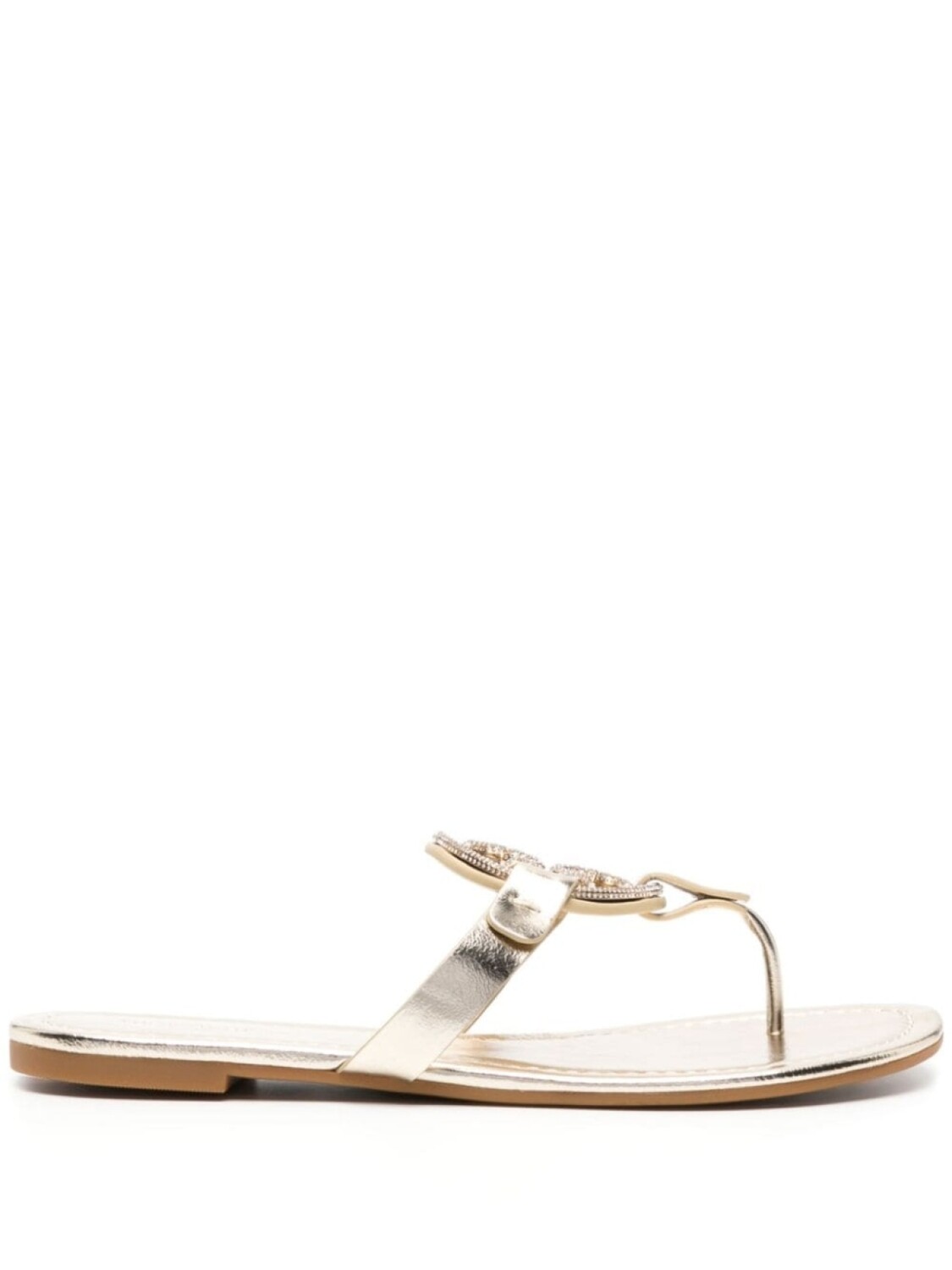 

Tory Burch сандалии Miller Pavé с кристаллами, золотистый