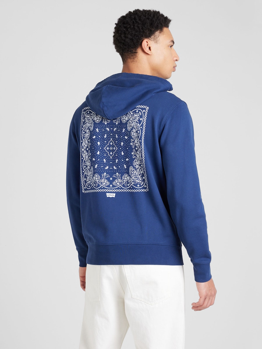 Толстовка LEVI'S  Standard Graphic Hoodie, Gentian — фото 3
