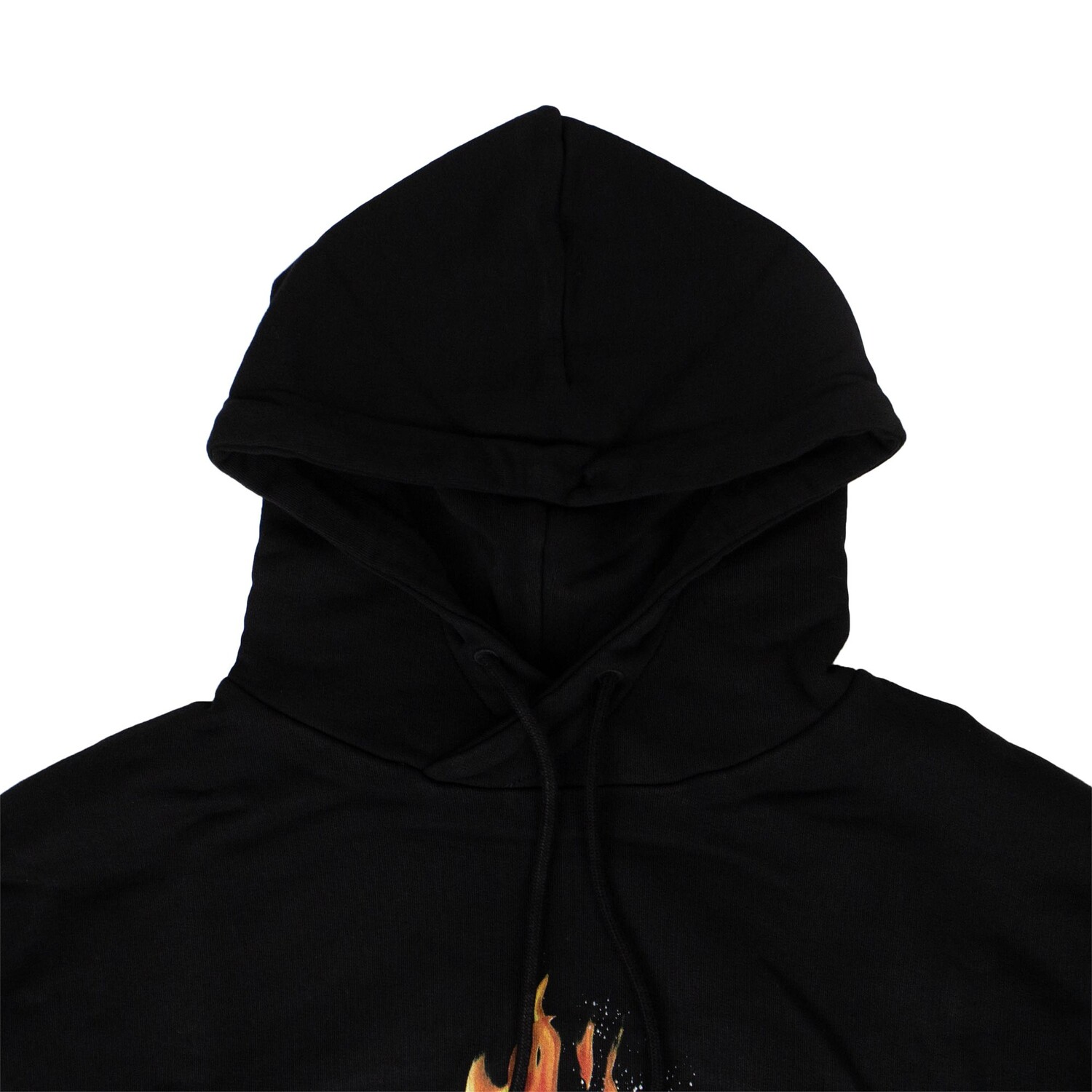 Off-White Толстовка на молнии с обратной стороны Diag Fire, цвет Черный — фото 3