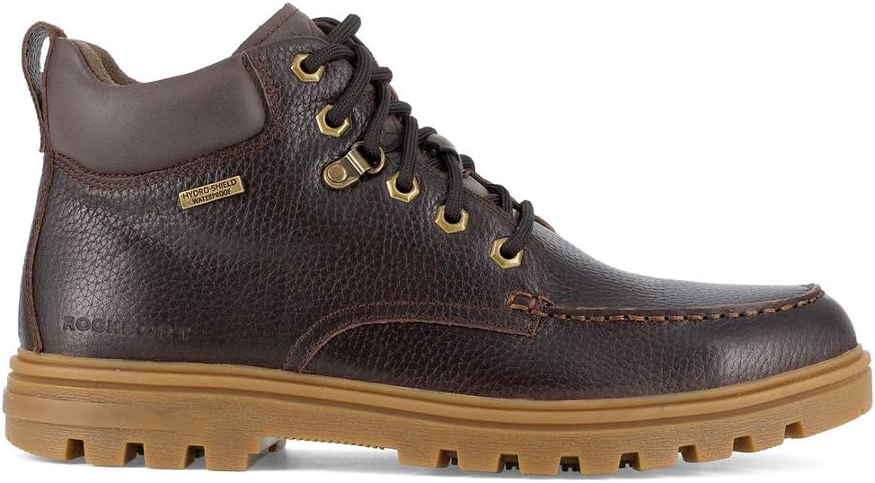 Мужские оксфорды Rockport Weather or Not с алюминиевым носком, коричневый — фото 2