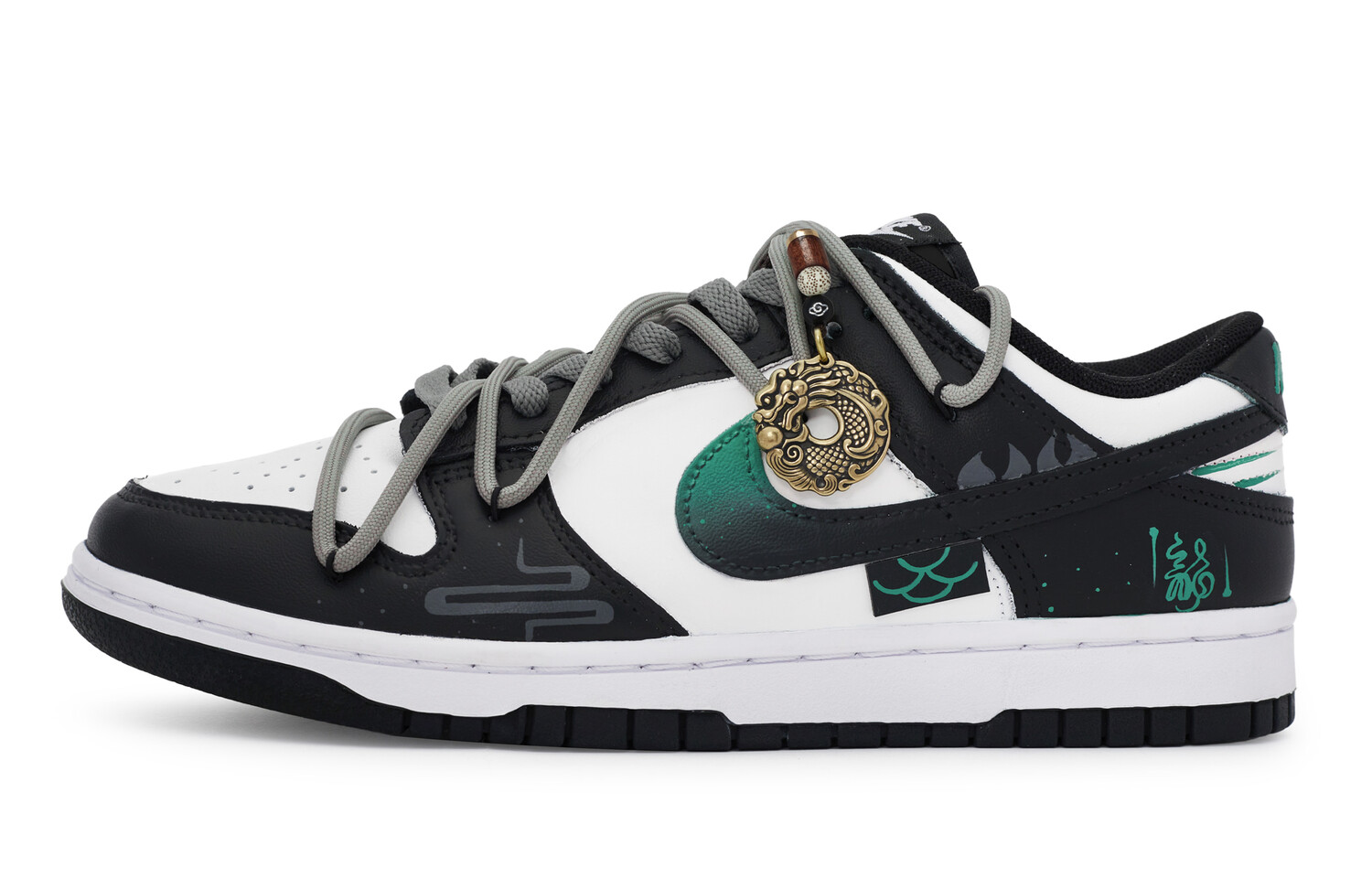 

Кроссовки для скейтбординга Dunk женские с низким верхом, зеленый Nike