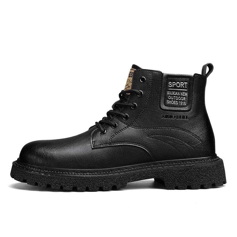 

Короткие мужские ботинки Martin 3 см XIMO BULL, Black