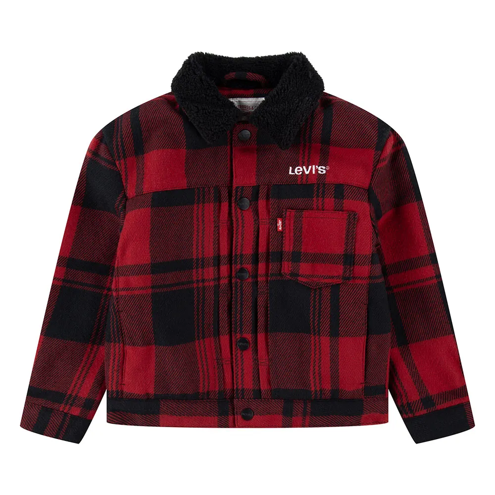 

Куртка Levi's Type 1 Trucker, красный