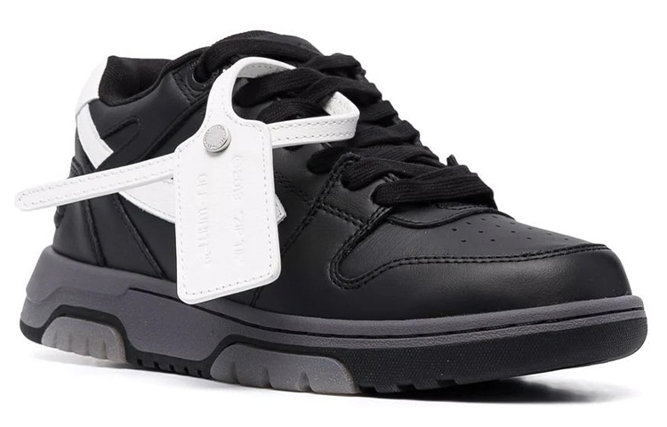 OFF-WHITE OFF WHITE низкие модные скейтбординг кроссовки женские black — фото 3