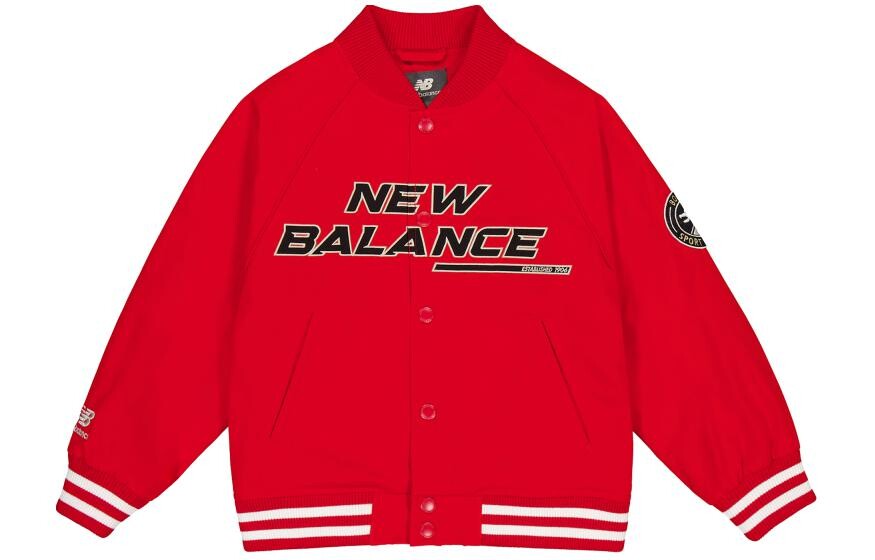 

Детские стеганые куртки New Balance, красный