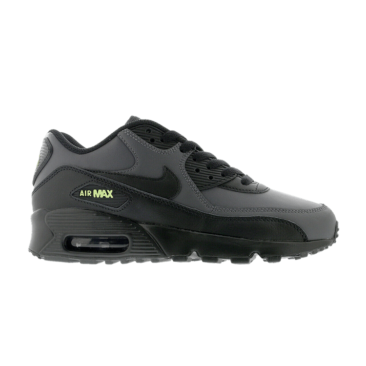 

Кроссовки Nike Air Max 90 Leather GS 'Dark Grey Black', серый