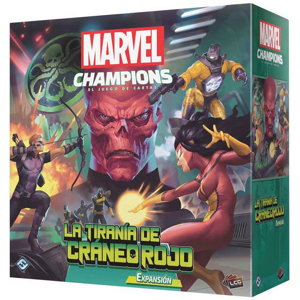 

Детская настольная игра Asmodee Marvel Champions La Tirania De Craneo Rojo, мультиколор