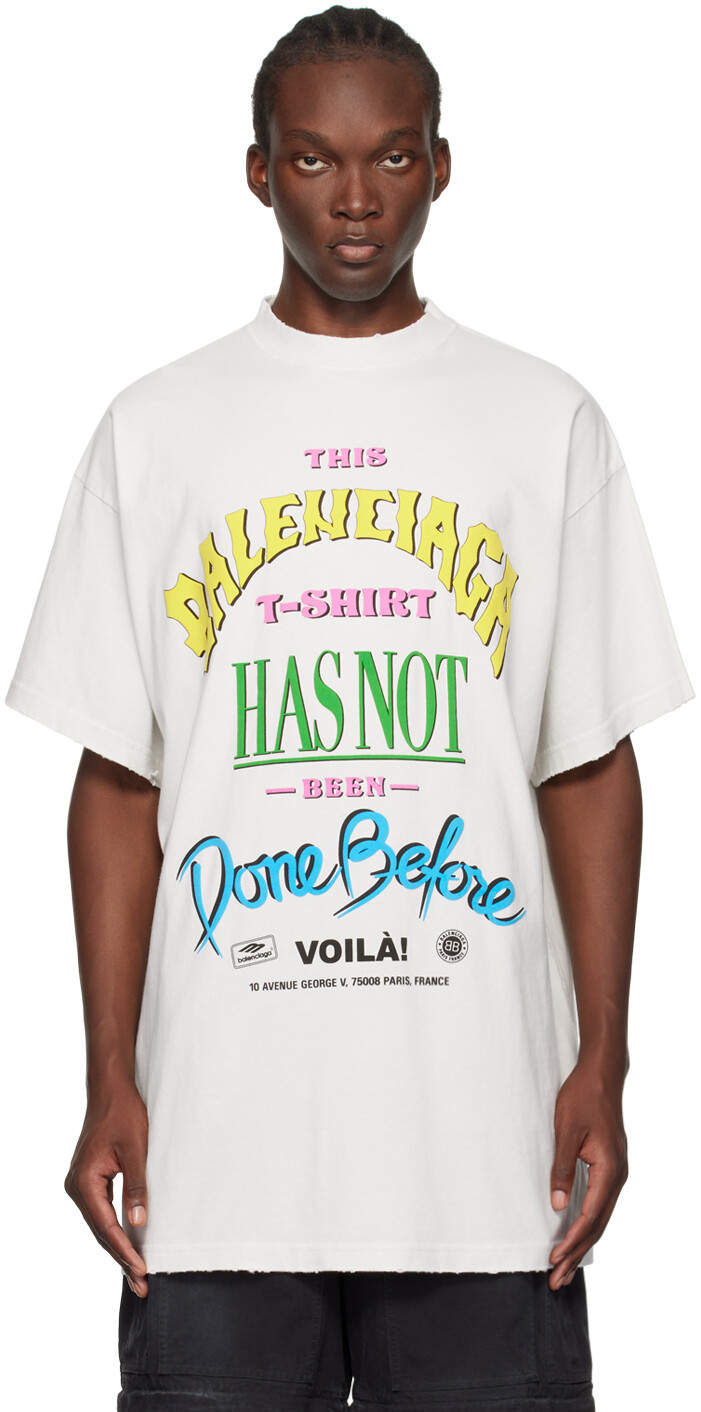 

Футболка Off-White с надписью «Not Been Done» Balenciaga