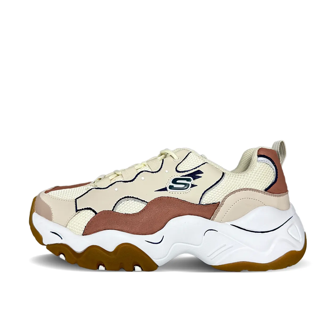 

Кроссовки Skechers Chunky Sneakers Unisex Low-top Yellow-brown, цвет Tan
