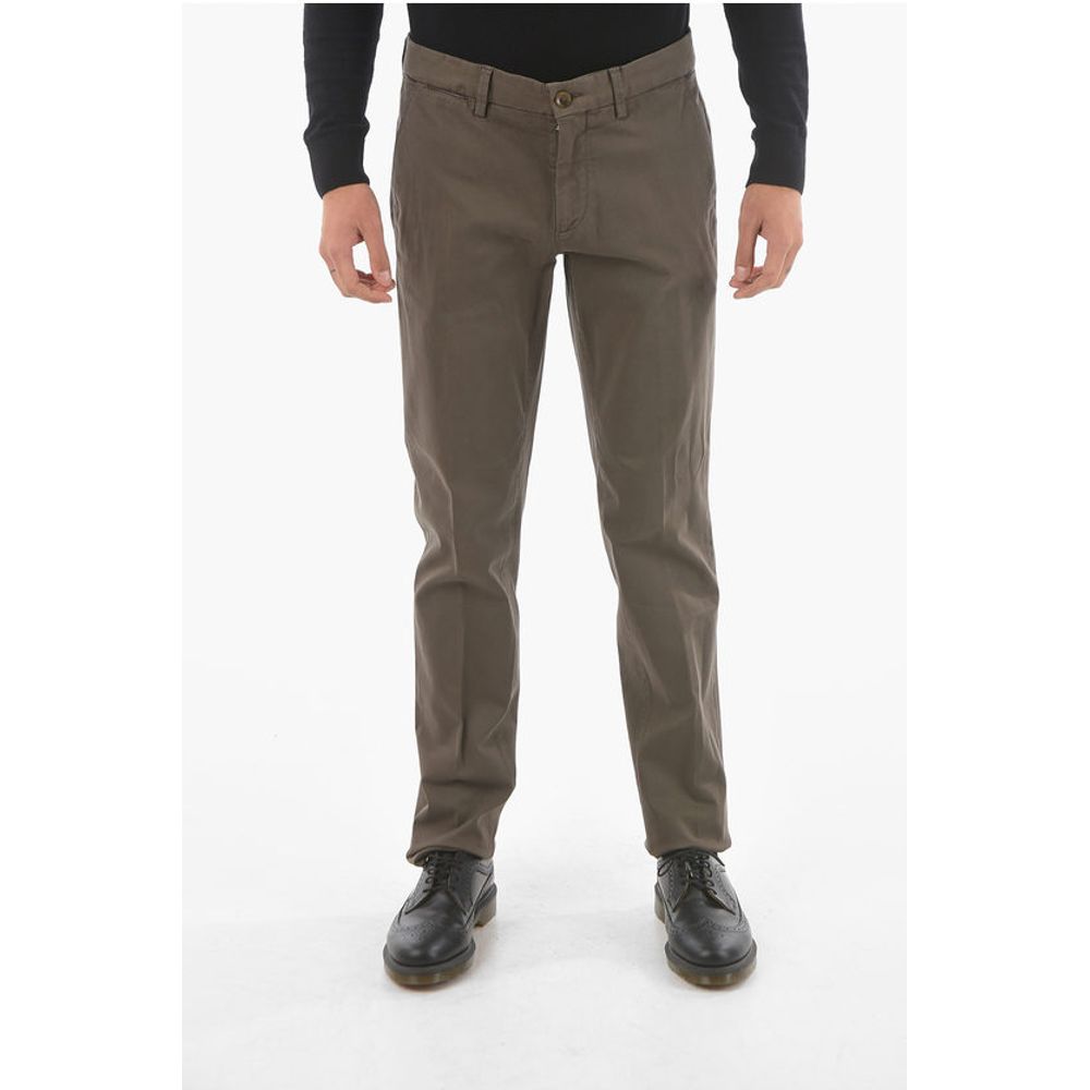 

Брюки-чиносы ID Stretch из хлопка Corneliani, Brown