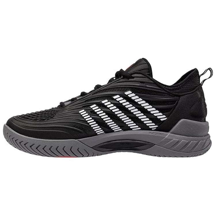 KSWISS Износостойкие низкие теннисные кроссовки унисекс K·SWISS, Звездная белизна/Полумесяц/Индийский сине-зеленый — фото 4