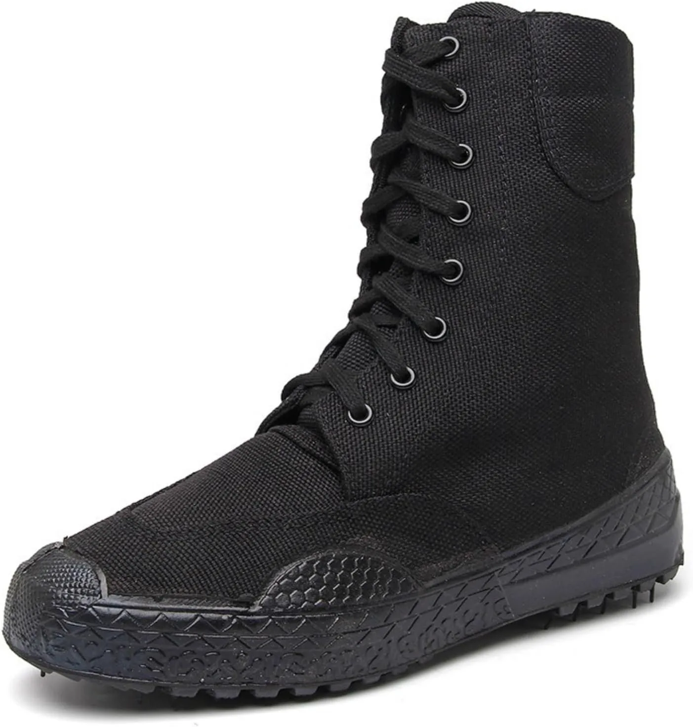 

Мужские ботинки Amtopiyo средней длины из канвы, прочные и дышащие, для активного отдыха, черный