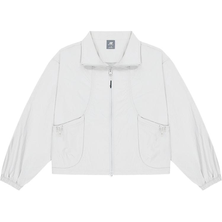 

New Balance Женская куртка светло-серая, Light Gray