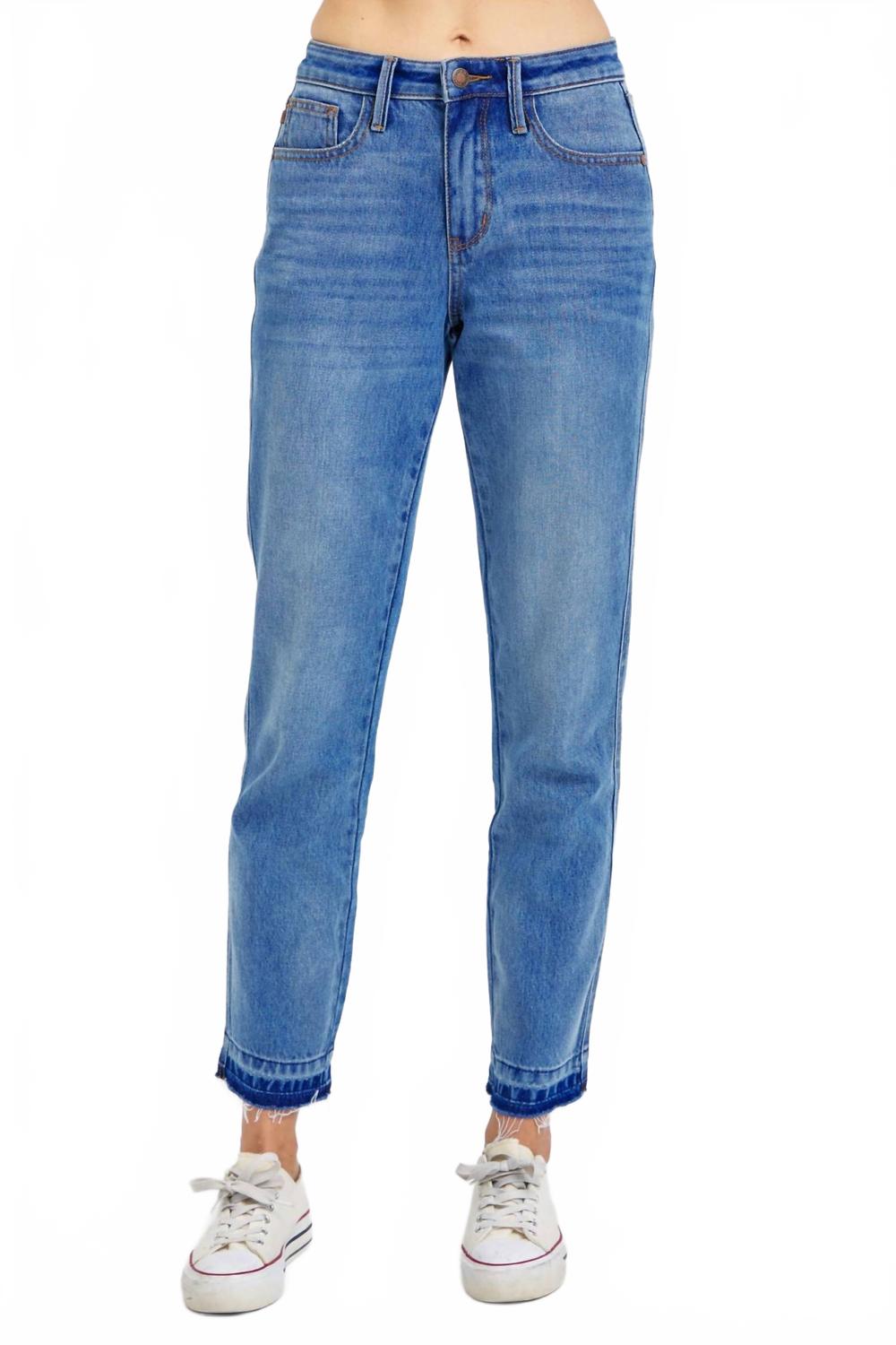 

Джинсы Rigid Magic Release Hem Boyfriend In Blue Judy Blue
