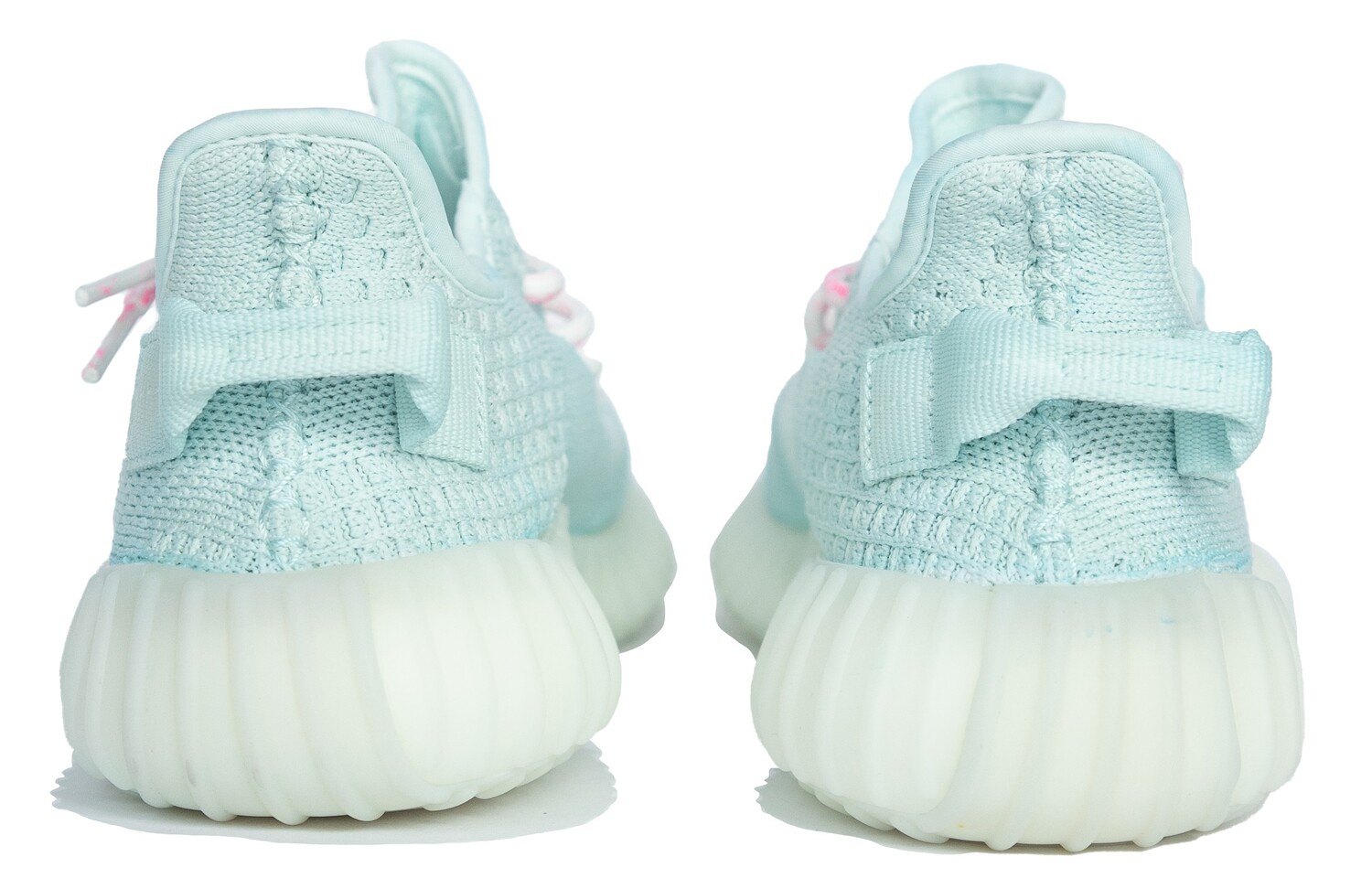 Кроссовки adidas originals Yeezy Boost 350 V2 Lifestyle Shoes Unisex Low-top Blue/pink, голубой — фото 3