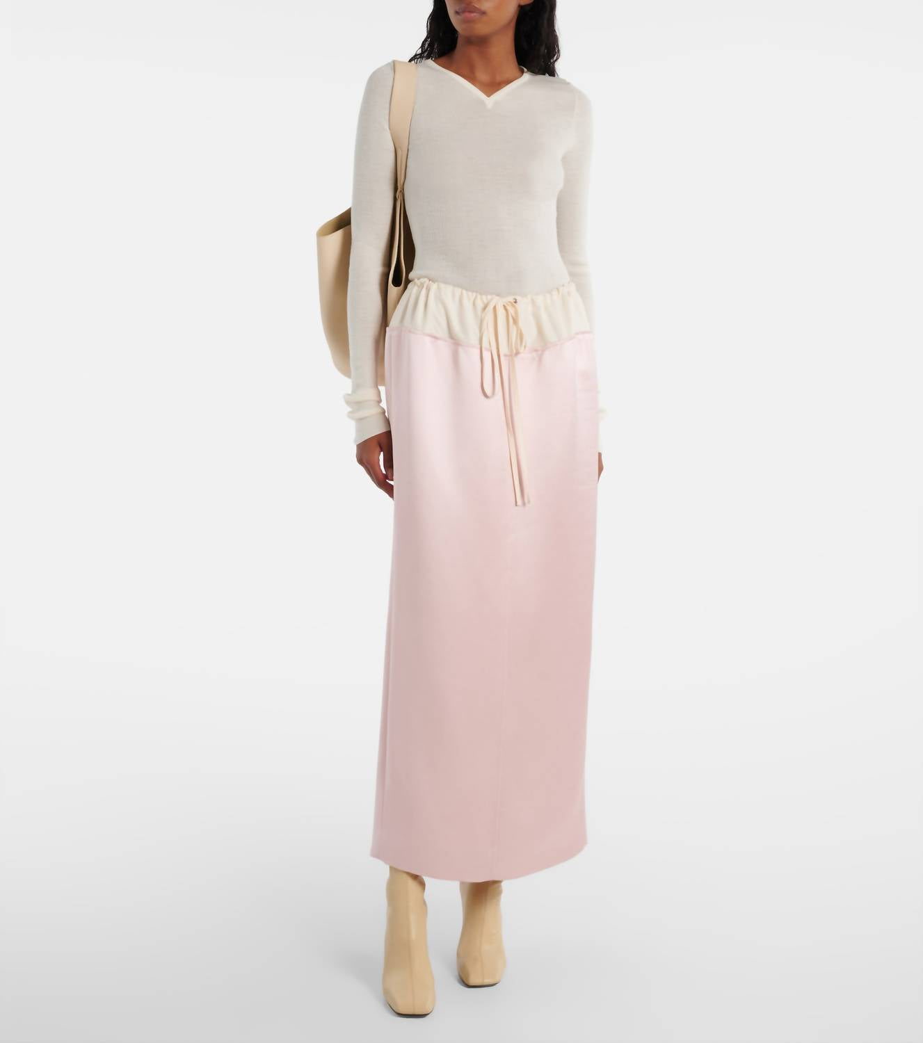 

Челси юбка в нежно-розовом Khaite