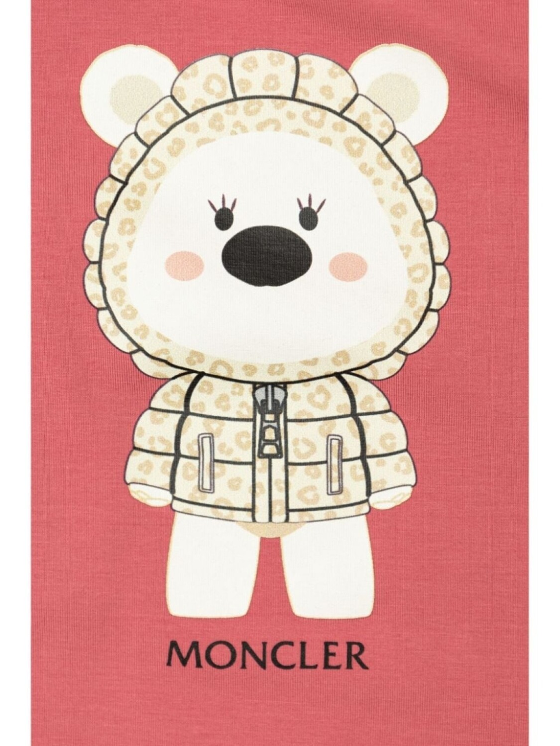 Moncler Enfant футболка с длинным рукавом, розовый — фото 3