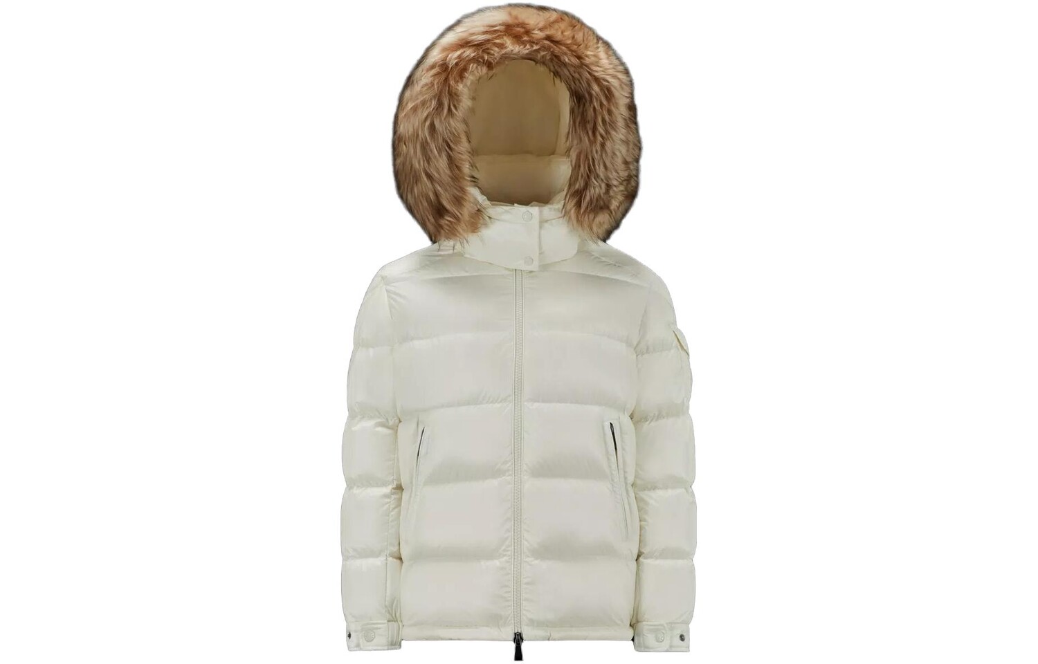 

Пуховик женский белый Moncler