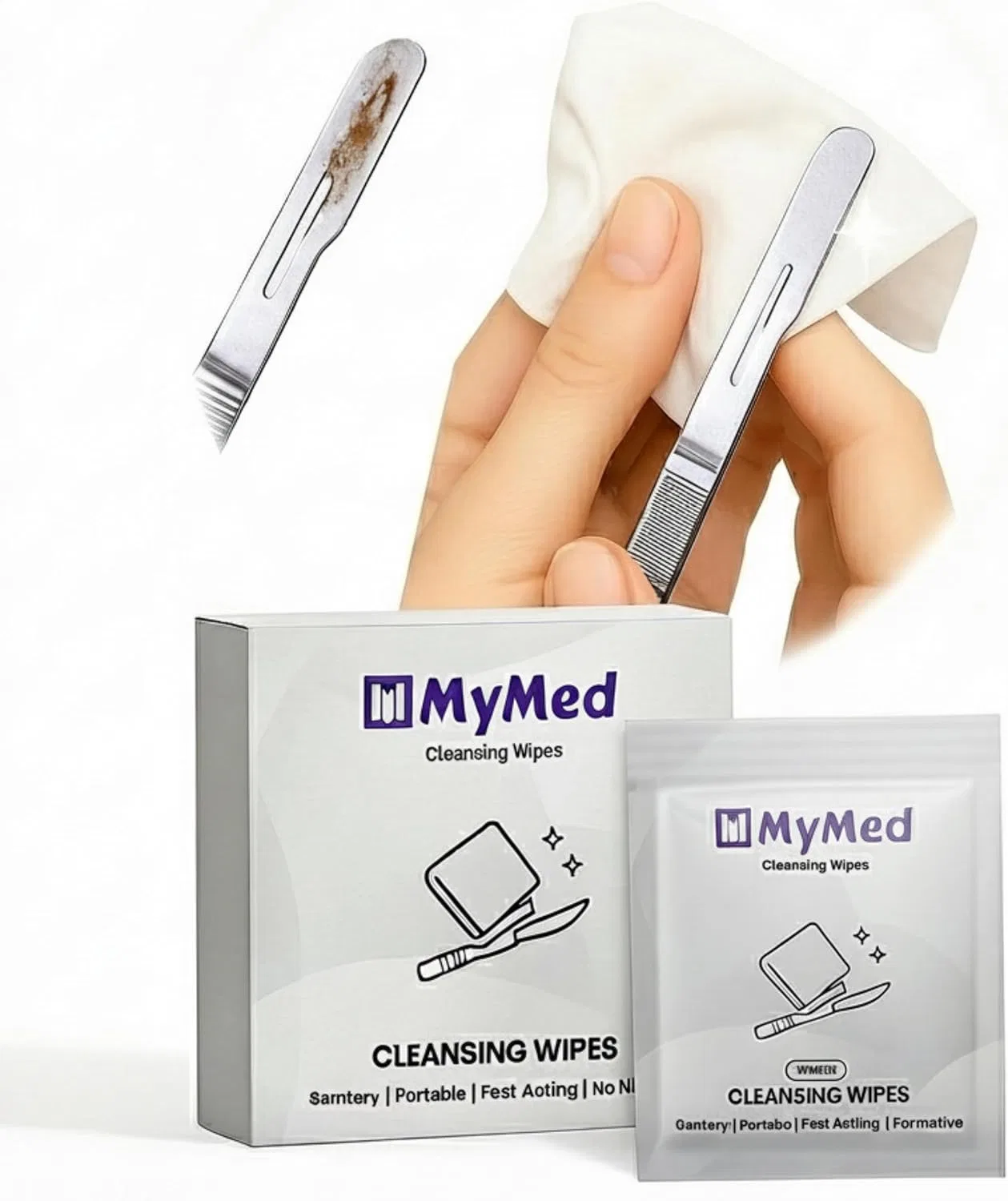 Средство для снятия макияжа Mymed — Салфетки для очистки инструментов
