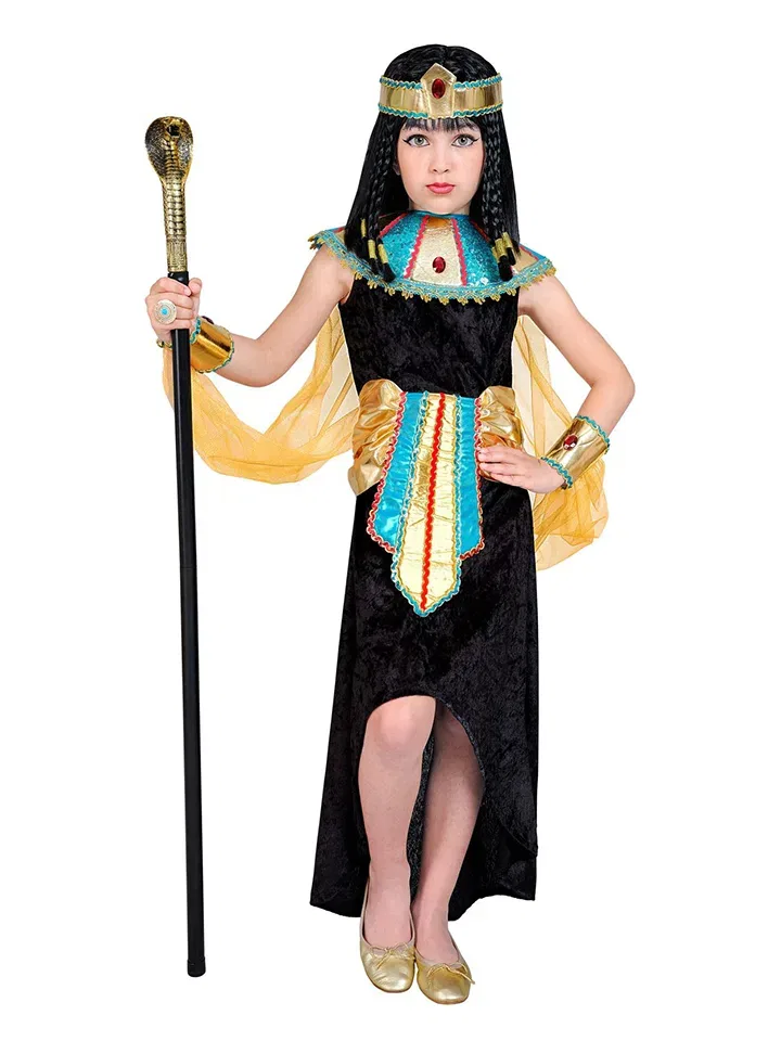 Костюм египетской королевы, 5 предметов, Carnival Party, черный/разноцветный