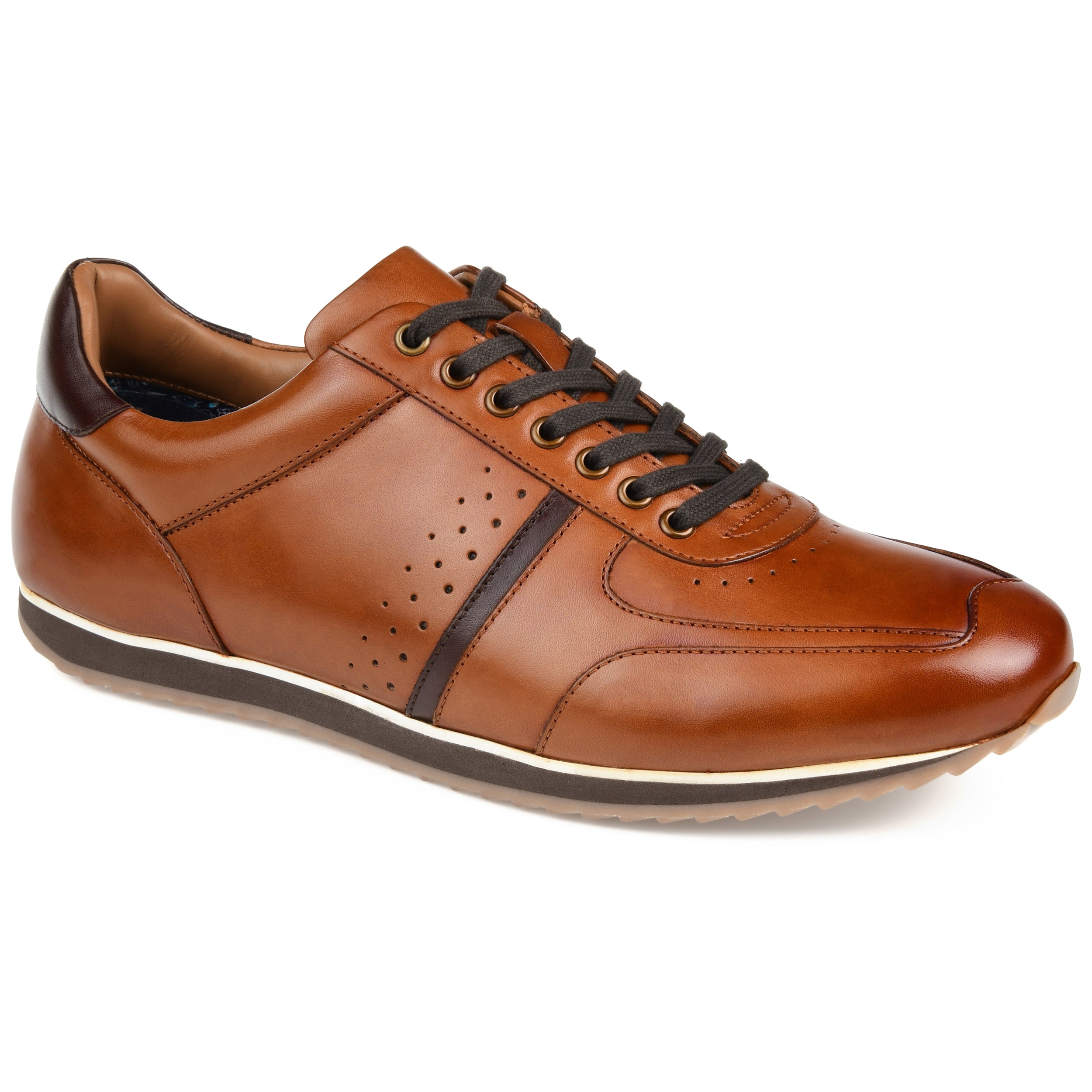 

Широкие низкие кроссовки Thomas & Vine Fenway, цвет cognac