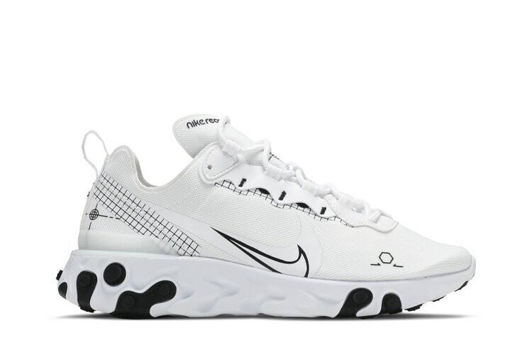 

Кроссовки Nike React Element 55, белый