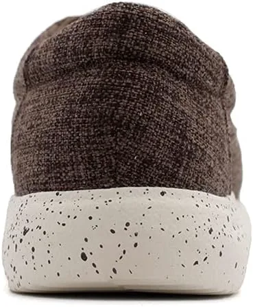 

Мужские слипоны лоферы Hola Canvas с верхом из ткани коричневого цвета из шерсти Town Forst, коричневый